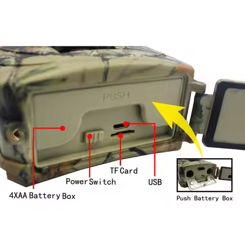 Wireless Mini Wildlife Camera Trail Game Camera Motion Sensor Outdoor USB