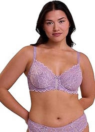 Underwired bra with underwired arum purple, Lavender Herb, 36DDD