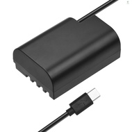 Andoer DMW-DCC12 Dummy Battery USB-C Coupler Adapter BLF19 Dummy Battery Coupler with USB Type-C Spr