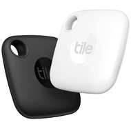 Tile Mate (2022) 2-Pack (1 Black+1 White) Bluetooth Tracker RE-45002 - Range:76m