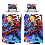 Fullmetal Alchemist PS5 Standard Disc Skin Sticker Decal for PlayStation 5 Console amp; Controller PS5 Disk Skin Sticker Vinyl