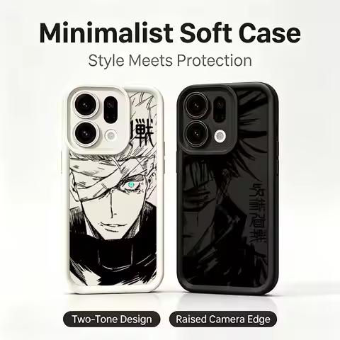 Anime Jujutsus Kaisens Gojo Shockproof Phone Case For OPPO A5X A6X A16 A17 A54 A57 A60 A73 A77 A79 A