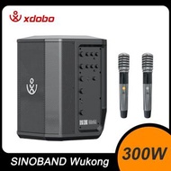 XDOBO Wukong 300W High Power Outdoor Speaker Dual Microphone Guitar Performance Vocals Live Roadshow