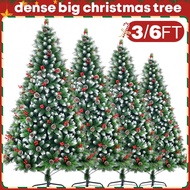 Christmas Tree 4FT/5FT/6FT/7FT Christmas Tree Metal Stand Pine tree Snow Tree Christmas Tree