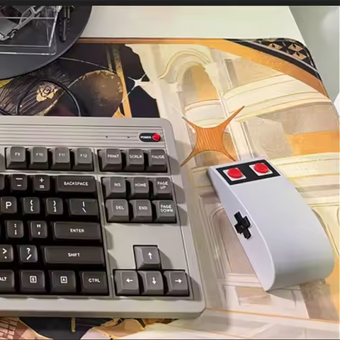 8Bitdo N30 2.4G Wireless Mouse Retro R8 Tri-mode Mouse Cross Key 3D Touch Scrolling Office Game Mech