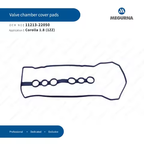 MEGURNA 1ZZ Engine Valve Cover Gasket For Toyota Corolla Avensis Matrix Celica MR2 RAV4 3ZZFE 4ZZFE