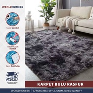 ZARGO Worldhome Rasfur Fur Carpet Floor Carpet 90x150 & 120x180cm Carpet Anti-SlipOMBRE