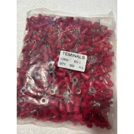 Set of 500 RV5-5 round cos heads with plastic cover