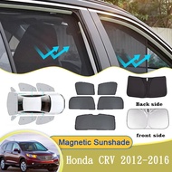 For Honda CRV 2012 2013 2014 2015 2016 UV Protection Sunshade Magnetic Sun Curtain Car Accessories
