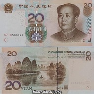Puncak Koleksi Yuan China Pecahan 20 10 Dan 5 Yuan Orinal