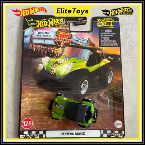Genuine Hot Wheels Premium Boulevard Die-Cast Cars Meyers Manx 1:64 Scale Diecast Vehicle Model Allo