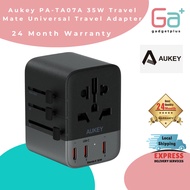 Aukey PA-TA07A 35W Travel Mate GaN Universal Adapter with USB ports