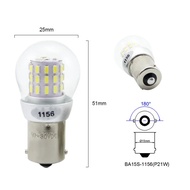 1pcs Car LED Bulb S25 P21W BA15S LED Bulbs BA15D 12-24V Strobe Light Navigation BAY15D Lamp Parking 