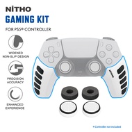 Nitho PS5 GAMINGชุดPlayStation5 ControllerยางจับThumb Gripเคสหนังปกป้องDual Sense