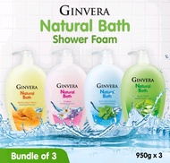 [GINVERA] - BUNDLE OF 3 - Natural Bath 950ml