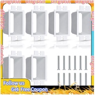 【D&F】6 Pcs Box Extender Electrical Outlet Box Extender Single Gang Box with 12pcs Screws 1 Gang Swit