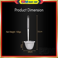 PDM Premium 304 Stainless Steel Noodle Strainer with Handle Noodle Strainer Colander with Hook Mesh 