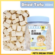 Jonsanty Hamster Hedgehog Freeze Dried Tofu Pet Treats 450ml bean curd Small Animals snack High Calc