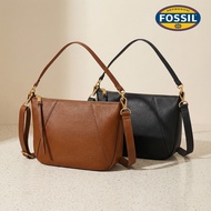 [FOSSIL Official Flagship Store] Skylar Genuine Leather Portable Side Bag (Multi-Color Optional) Han