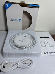 🌟【FANTASY】全新 白色 Qi 水晶無線充電器 充電板 充電盤#龍年行大運 🉑️賣貨 便