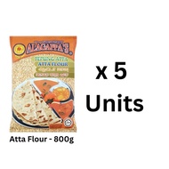 Alagappas Atta Flour / Tepung Atta - 800g x 5 units