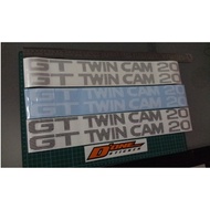 STICKER TOYOTA SEG GT TWINCAM 20 AE100 AE101 AE92 AE80 AE111 LEVIN AE86 BZR BZG COROLLA CORONA AE80 
