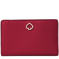 Kate Spade Adel Medium Bifold Wallet in Berry Cobbler wlru6082