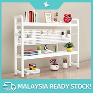 Desktop Rack Tabletop Organiser Book Rack Multi-layer Shelf Tabletop Storage Organiser Hanging Net  
