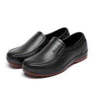 British style platform Doc Martens mens outdoor work yellow ankle shoes