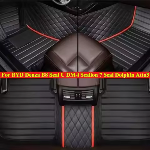 Custom Car Floor Mats For BYD Fangchengbao 8 Denza B8 Seal U DM-i Sealion 7 Seal Dolphin Atto 3 2025
