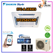 DAIKIN 1HP FFC25AV1MF R32 Mini Ceiling Cassette WIFI With i-Plasma FFC A SERIES FFC25A &amp; RC25A FCC-A DAIKIN AIRCOND DAIKIN CASSETTE