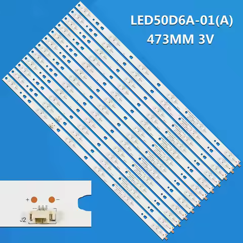 LED Backlight strip 6 lamps For 50DF49-T2 50"TV LED50D6A-01(A) LED50D6B-01(A) 30350006211 3035000621