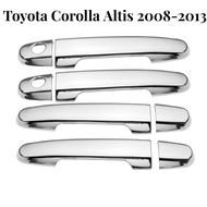 Toyota Corolla Altis 2008-2013 Car Door Handle Cover Trim Car Styling Accessories Overlay Sticker