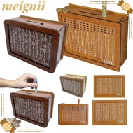MEIGUII Money Box, Reusable Handmade Piggy Bank, Crafts Wooden with Saving Money Goals Counter Money