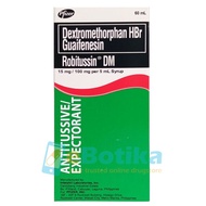 Robitussin DM Syrup 60ml - for cough, phlegm, itchy throat