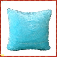 GH|  43x43cm Soft Plush Solid Color Throw Pillow Case Cushion Cover Home Sofa Decor