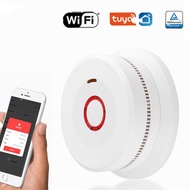 EN14604 Graffiti WIFI Independent Smoke Alarm Fire Smoke Sensation 10 Years Life Battery 9V Smoke Se