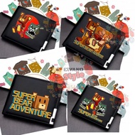 Super Bear Adventure Wallet for Boys and Girls Dompet Budak Lelaki Dompet Budak Perempuan