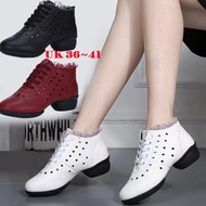 Recommendations Women's Dance Shoes Latin Dance Shoes Line Dance Semi Boots Lace Shoes Women's Short Boots Mesh Shoes