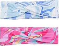 BEGOOD Headbands for Women Boho Stretchy Hair Bands Twist Knot Turban for Girls Criss Cross Headwrap