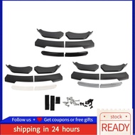 Front Bumper Lip Spoiler  Splitter Carbon Fiber Style Easy Install for Corolla