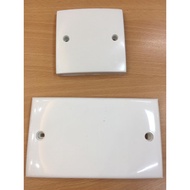 3x3 / 3x6 pvc blank cover / pvc socket box blank cover