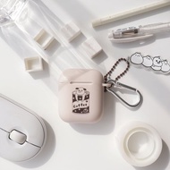 狗狗喝咖啡AirPods保護套含吊飾