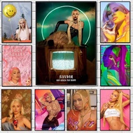 Poster Penyanyi Rapper Iggy Azalea Sesuai untuk Ruang Tamu, Bilik Tidur, Bar, Hiasan Dinding Koridor