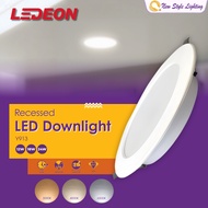 YETPlus LEDEON Y913 12W 18W 24W 4“ 6” LED Round SIRIM Ceiling Recessed Downlight Lampu Siling 内嵌暗装吸顶