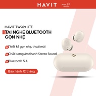 True Wireless Headphones TW969 LITE, BT 5.4, 8mm Speaker, Gamemode 60ms, Listen Up To 25h - Genuine 