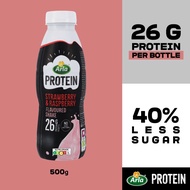 Arla Protein Strawberry & Raspberry Flavoured Shake 500G