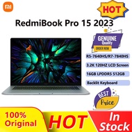 【Best Price】100% Genuine 2023 RedmiBook Pro 15 Laptop /AMD Ryzen R5 7640HS/R7 7840HS 16GB LPDDR5 RAM 512GB SSD Notebook/ 3.2K 120HZ Screen Redmibook Laptop/xiaomi laptop小米红米笔记本电脑