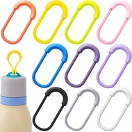 10 Water Bottle Handle Rings, Suitable for 18 Ounces and 24 Ounce Water Bottles, Colorful TPU Handle