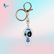 QUANTUMSKY Dandys World Pendant, Pebble Shelly Game Dandy's World Keychain, Sprout Cartoon Funny Acr
